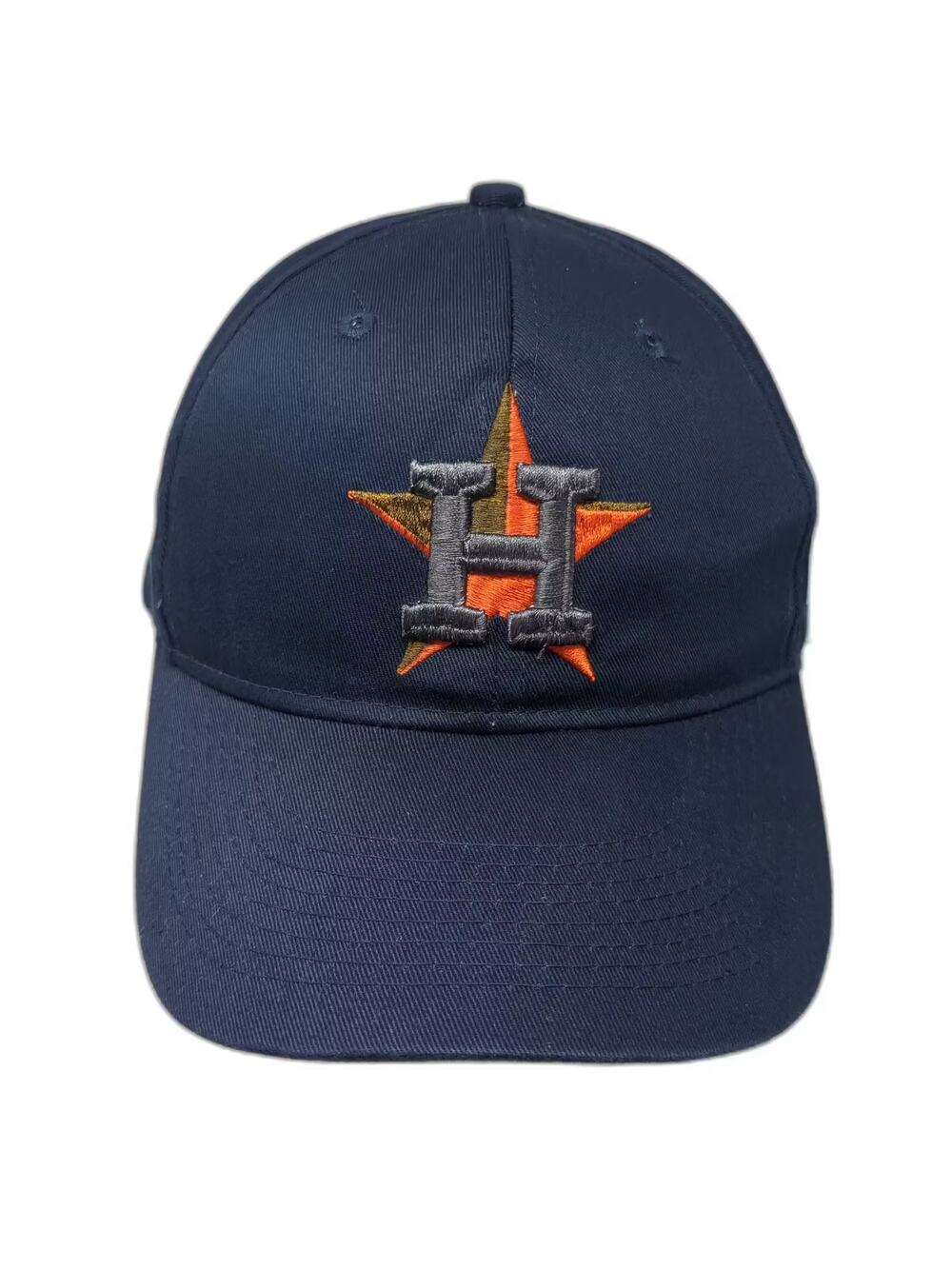 Houston Astros MLB OC Sports Baseball Cap Blue Orange One Size Adjustable OSFM
